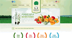 Desktop Screenshot of pepinieremabrouka.com